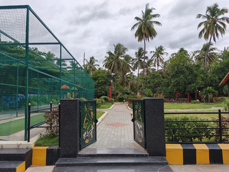 Clean and green campus at Vailankanni Public School, Bargur
