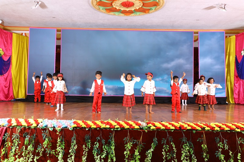 School auditorium at Vailankanni Public School, Bargur