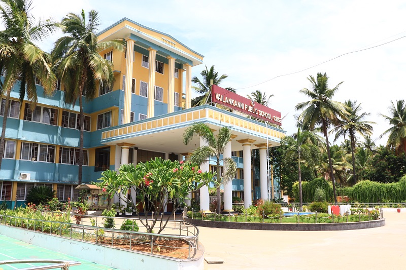 Safe and secure school campus at Vailankanni Public School, Bargur